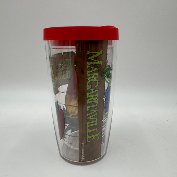 Tervis 16oz "It's 5 O'Clock Somewhere" Margaritaville Cup w/Red Lid NEW - Picture 3 of 6